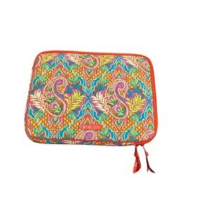 Vera Bradley Paisley In Paradise Laptop Tablet Bag Case 14x10.5" Travel Sleeve